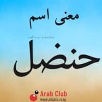 معنى اسم حنضل معاني الاسماء