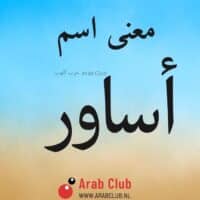 معنى اسم أساور