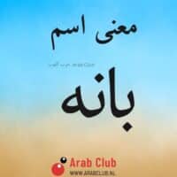 معنى اسم بانه