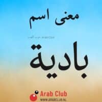 معنى اسم باديه