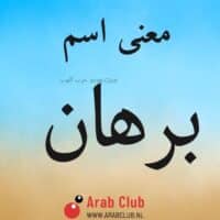 معنى اسم برهان