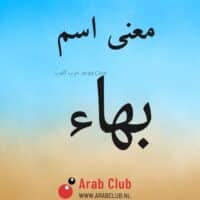 معنى اسم بهاء