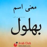 معنى اسم بهلول