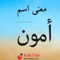 معنى اسم أمون