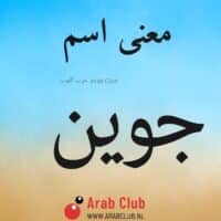 معنى اسم جوين