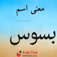 معنى اسم بسوس