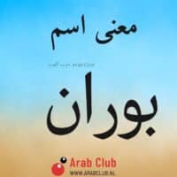 معنى اسم بوران