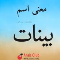 معنى اسم بينات