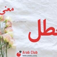 معنى اسم أخطل