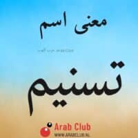 معنى اسم تسنيم