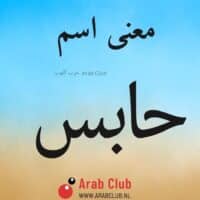 معنى اسم حابس