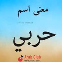 معنى اسم حربي