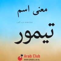 معنى اسم تيمور معاني الاسماء