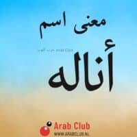 معنى اسم اناله معاني الاسماء