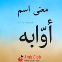 معنى اسم اوابه معاني الاسماء