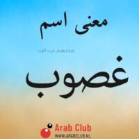 معنى اسم غصوب