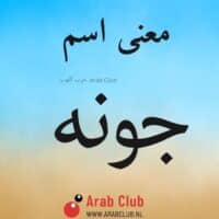 معنى اسم جونه