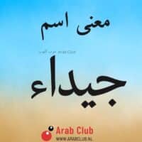 معنى اسم جيداء