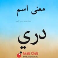 معنى اسم دري