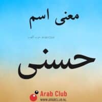 معنى اسم حسنى