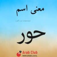 معنى اسم حور