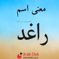 معنى اسم راغد