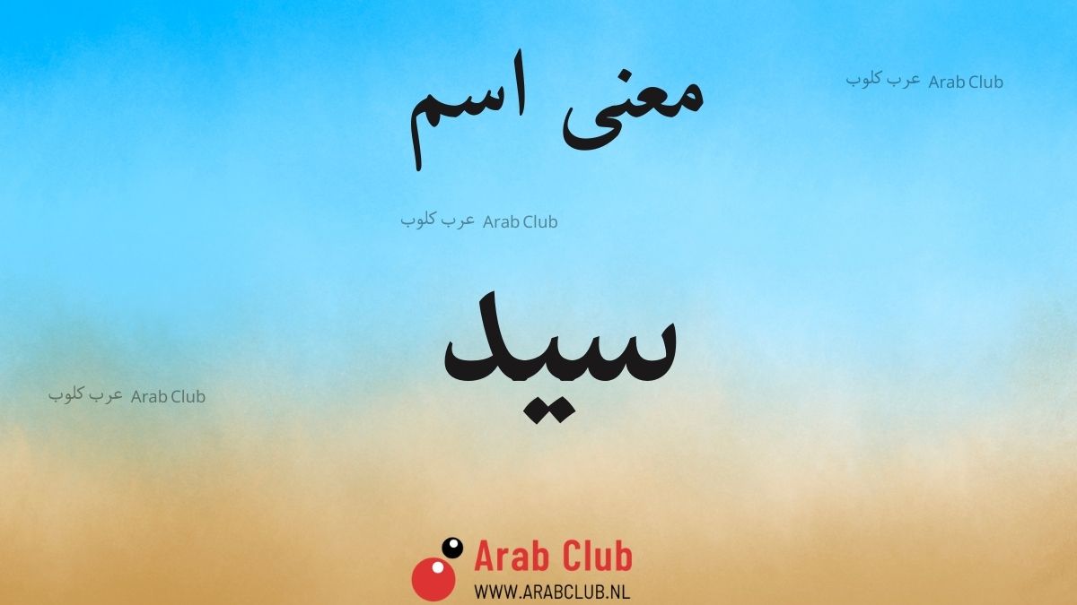 معنى اسم سيد