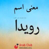 معنى اسم رويدا