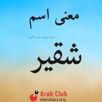 معنى اسم شقير