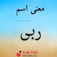 معنى اسم ربى