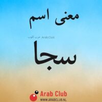 معنى اسم سجا