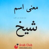 معنى اسم شيخ