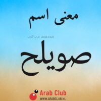 معنى اسم صويلح