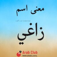 معنى اسم زاغي