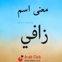 معنى اسم زافي