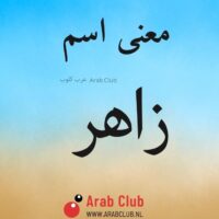 معنى اسم زاهر