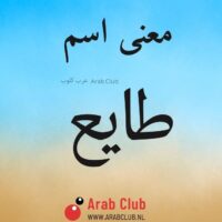 معنى اسم طايع