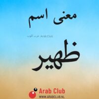 معنى اسم ظهير