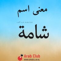 معنى اسم شامة