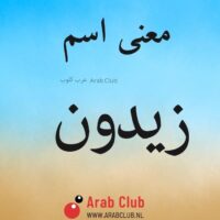 معنى اسم زيدون