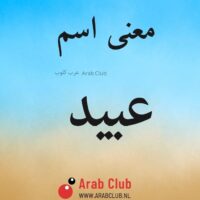 معنى اسم عبيد