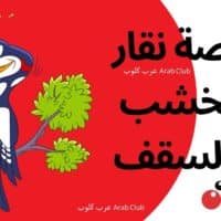 قصة نقار الخشب والسقف