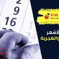 ترتيب الأشهر الميلادية والهجرية