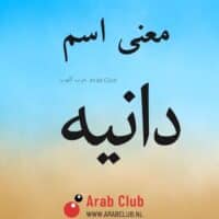 معنى اسم دانيه