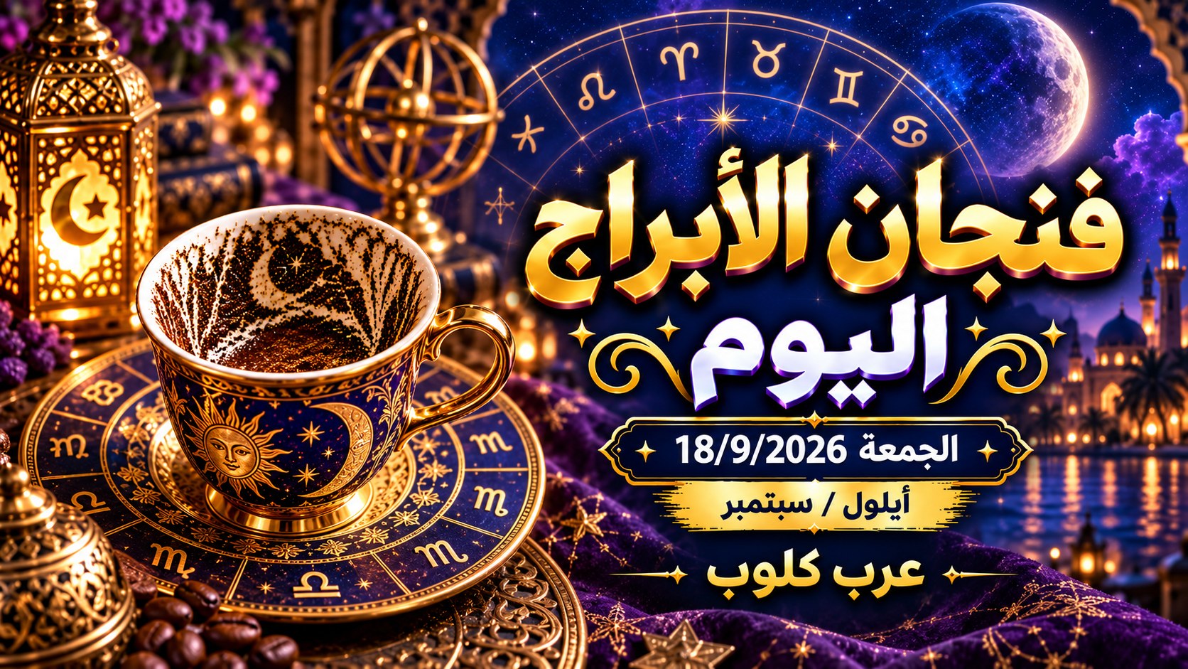 فنجان الابراج اليوم