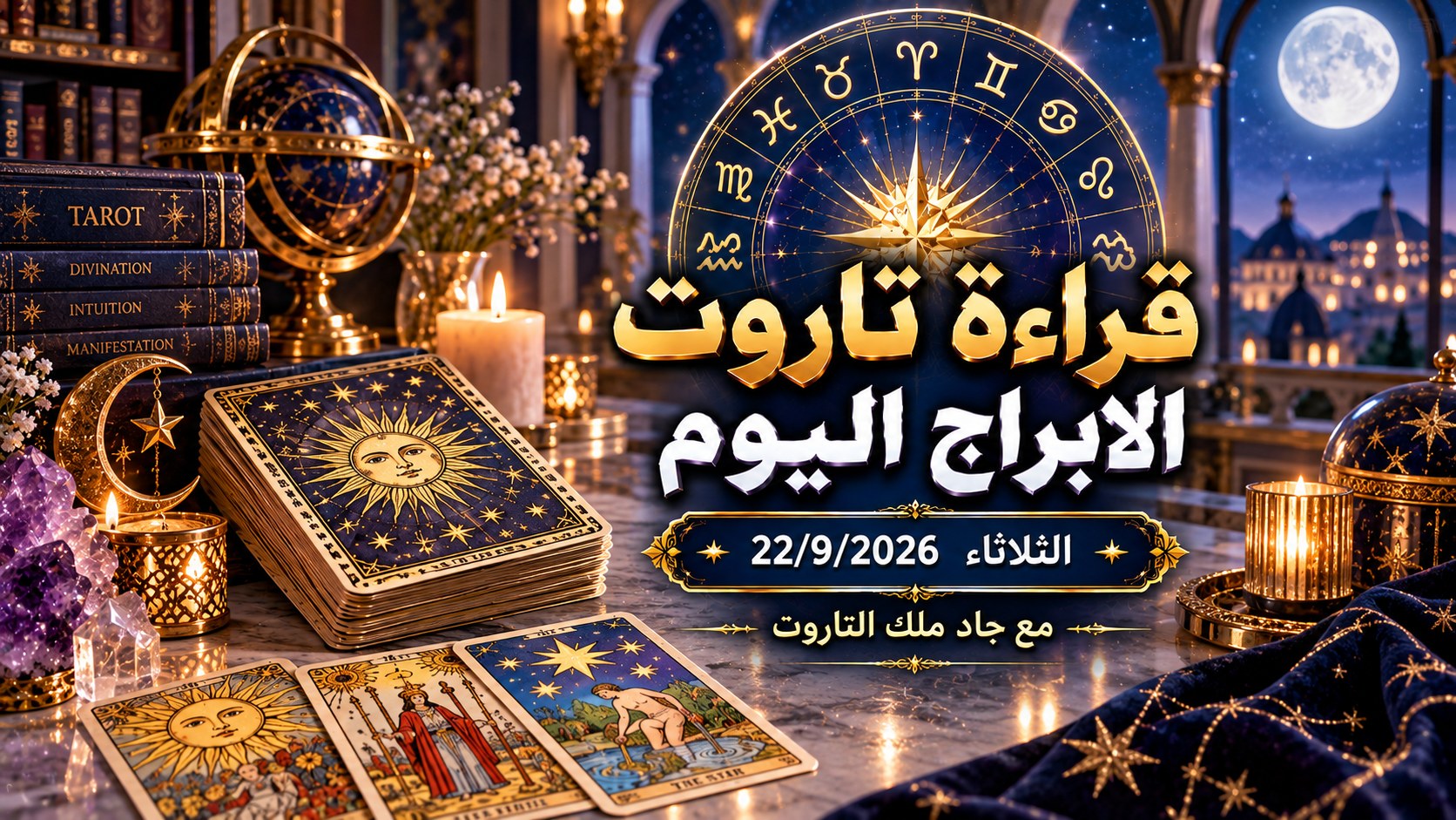 قراءة تاروت الابراج اليوم