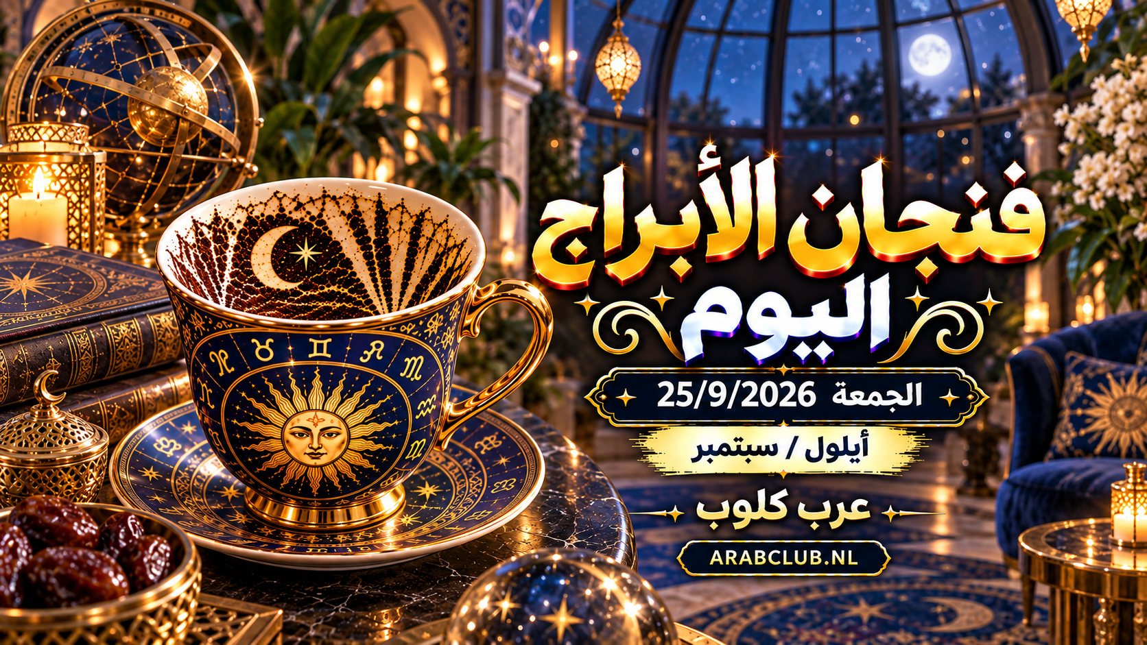 فنجان الابراج اليوم